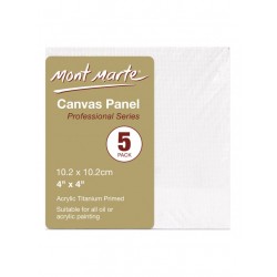 MM Canvas Panels Pack 5 10.2x10.2cm