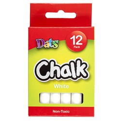 Chalk White 12pk in Col Box 