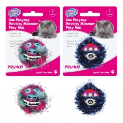 Cat Playing Novelty Monster Series Play Ball (D)
