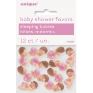 12 BABIES WITH DIAPER PINK