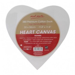 MM Canvas Heart Shaped 30x30cm